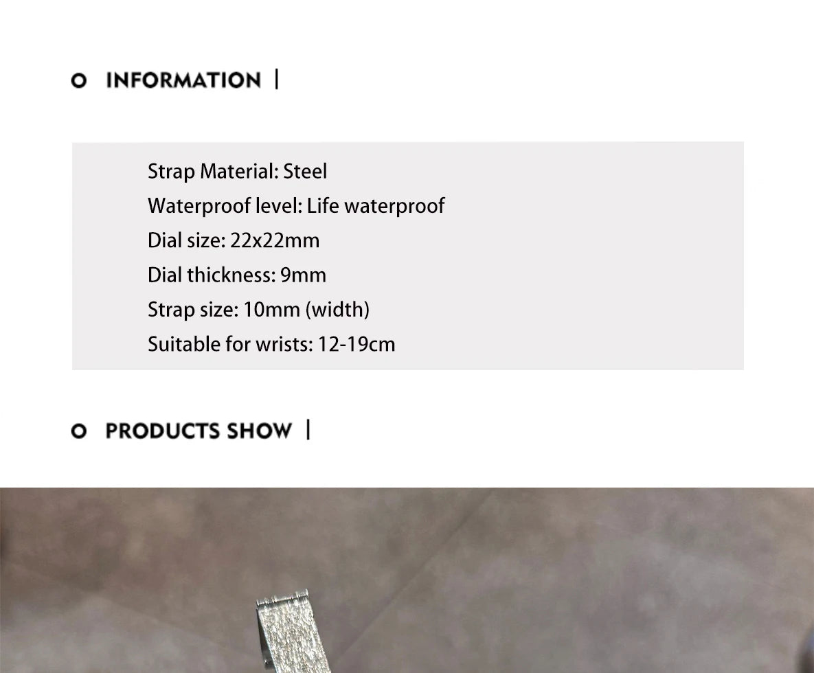 GEDI Golden Watch Light Luxury Quartz Stainless Steel Watch Casual Fashion Dress Temperament Waterproof Women's Wristwatches.