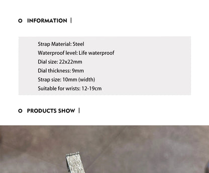 GEDI Golden Watch Light Luxury Quartz Stainless Steel Watch Casual Fashion Dress Temperament Waterproof Women's Wristwatches.