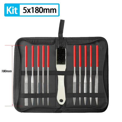 Diamant-Mini-Nadelfeilen-Set für Zimmerei, Schmuck, Stein, Glas, Metall, Keramik, Politur, Schnitzerei, DIY, Handwerk, Holzbearbeitung, Handwerkzeuge