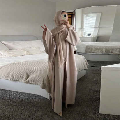 Ähnliche Baumwolle Leinen Batwing Kimono Abaya Dubai Islam Muslimischen Kleid Für Frauen Kebaya Kaftan Robe Musulmane Kaftan Marocain Femme.