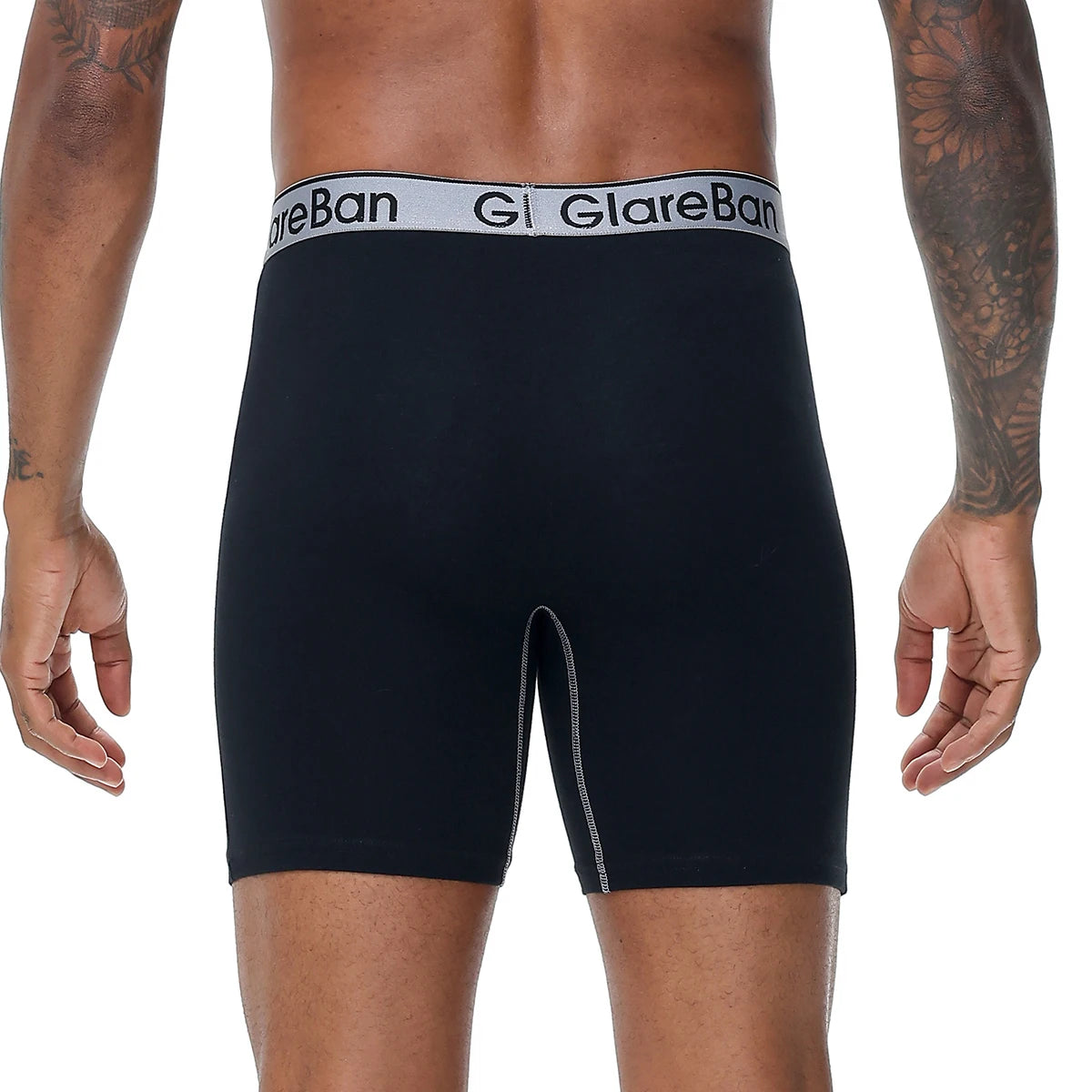 4-teiliges Set mittellange Boxershorts Herrenunterwäsche Baumwolle atmungsaktiv männliche Unterhose für Männer Homme Boxershorts Slips weiche Höschen