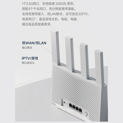 Xiaomi Router BE3600 WiFi 7 Dual-Band Qualcomm quad-core Gaming Acceleration 3570Mbps Dual WAN LAN Mesh Network Repeater VPN.