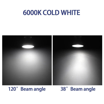 10er-Pack Focos Gu10 SpotlightLampara 220V LED-Glühbirne Großhandel 9W Weiß Warm 3000k 6000K geeignet für gewerbliche Gebäude zu Hause.