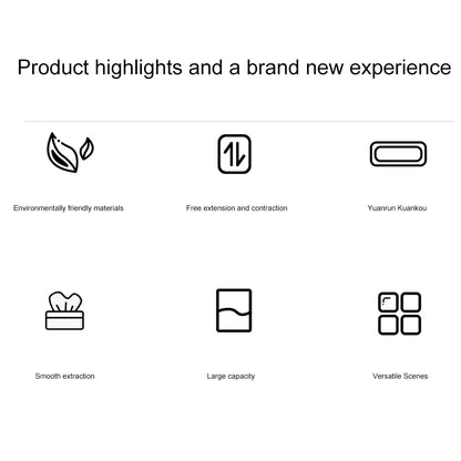 INS Style Cotton Candy Removable Tissue Box Korean Style Cute Tissue Box Desktop Decorative Supplies for Home Napkin Holder.