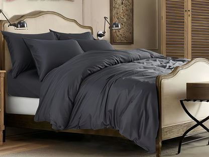 1200 TC,  100% Egyptian Cotton, Bed Sheets Set,  Flat Fitted Sheet Duvet Cover, All US AU Size ,Solid Colors  Customize.