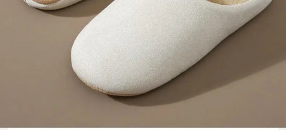 Asgard Women Warm House Slippers Winter 2024 New Silent Flat Bedroom Slides Indoor Cozy Fur Women Cotton Shoes Men Fuzzy Slipper.