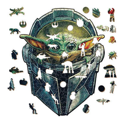 Movie Characters Wooden Puzzle Film Star Wood Jigsaws 2D Magic School Badge Character Jigsaw Toys for Kids.