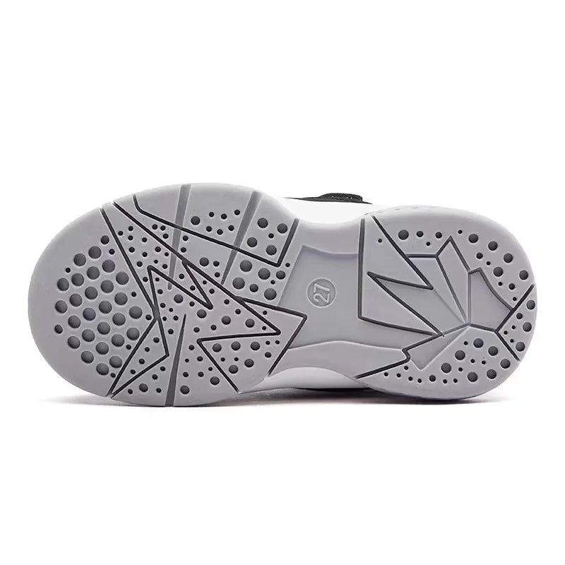 2025 Children's Basketball Shoes for Boys Non-slip Breathable Comfortable Sport Shoes Boys Outdoor Training Basketball Sneakers.