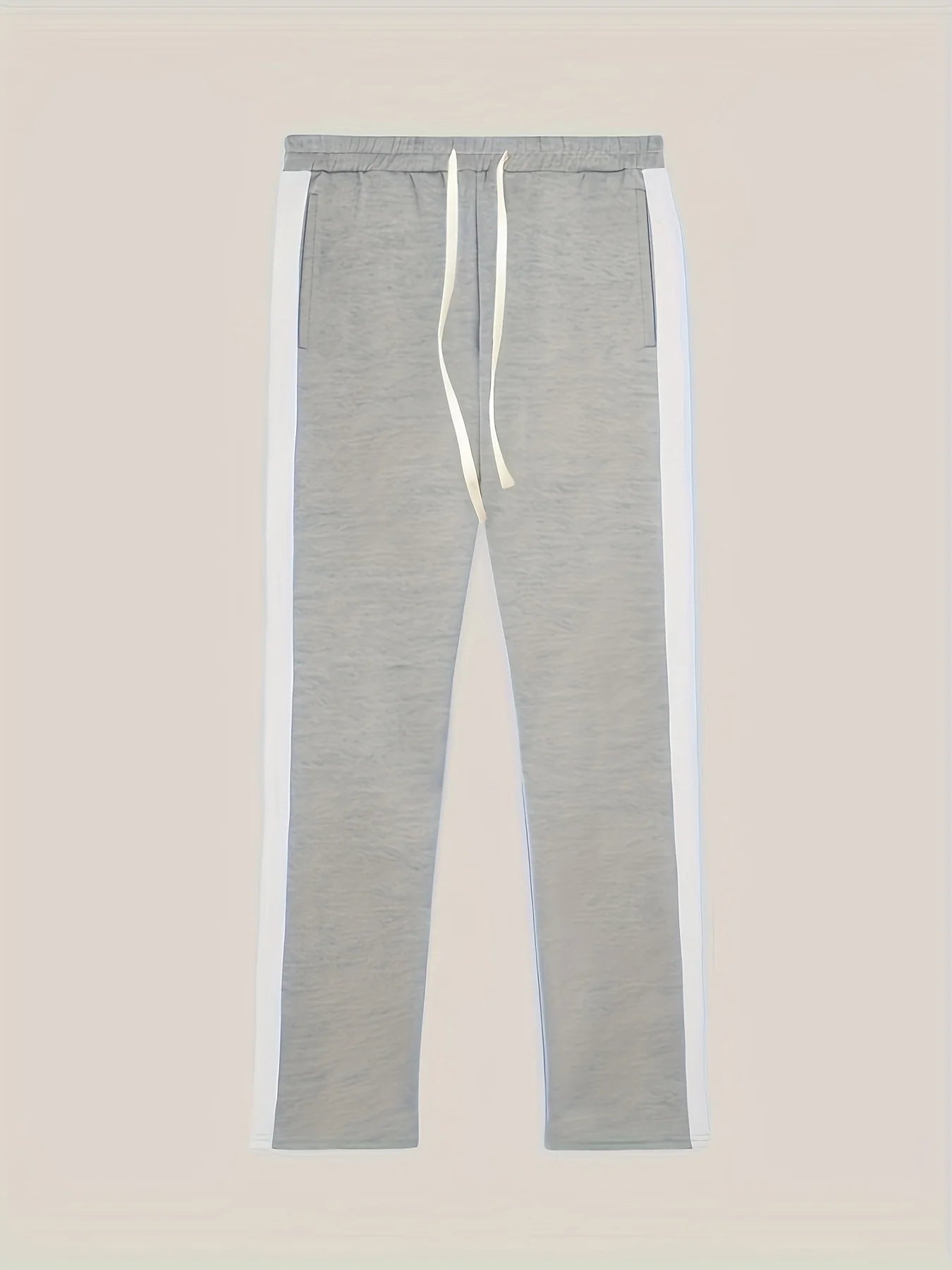 2025 Europe and the United States Spring and Autumn Outdoor New Leisure Men's Sports Suit Color Contrast Outdoor Men's 2 Pieces