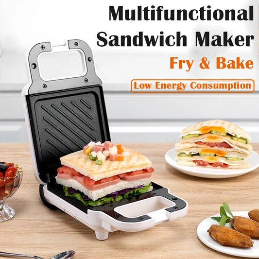 Sandwich machine breakfast machine household light food machine frying machine multi-function heating toast pressure toaster.