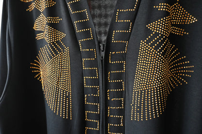 New Women Elegant Dress Chiffon Open Abaya with Zipper Muslim Women Dress Islamic Clothing Cardigan Abaya Women Muslim Dress.