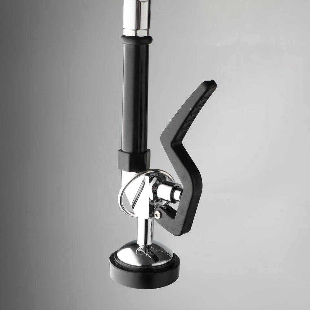 KEMAIDI Commercial Kitchen Faucet with Pull Down Sprayer Industrial Pre Rinse Spring Faucets Mixer for Kitchen Multi-Functional