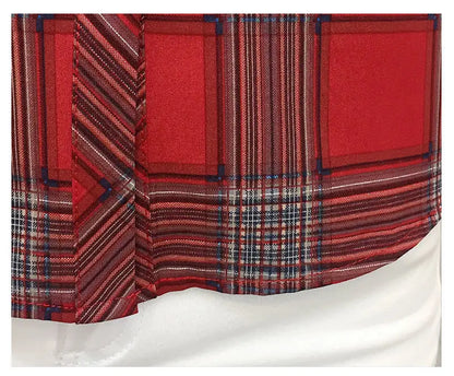 2024Spring and Autumn New College Style Women's Long sleeved Bottom Top Cardigan Long sleeved Fashion Plaid Shirt