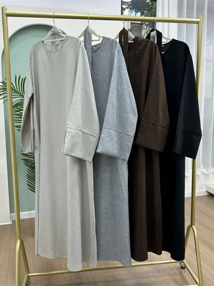 Ramadan Eid Modest Abaya Damen Dubai Islam Muslim Kaftan Dress For Women Kebaya Caftan Marocain Robe Femme Musulmane Vestidos.