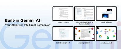 DOOGEE Tab E3 Max Tablet PC Android 15 Gemini AI Quad Speakers 14'' 2.1K Display 32GB(8+24) RAM 256GB ROM 13500mAh Battery Pad