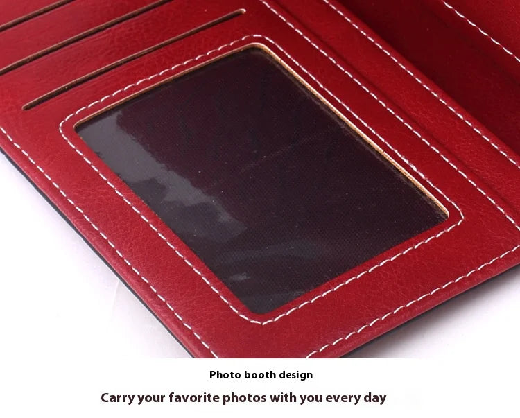 Fashionable new hollow out coin purse for women's oily leather phone bag, long zipper handbag,coin bag Triple fold ladies wallet.