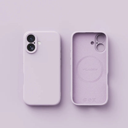 for iPhone 16E Magsafe Liquid Silicone Case Solid Colour Matte Soft Bumper Phone Cover for iPhone 16 Plus 16 Pro Max Cases.