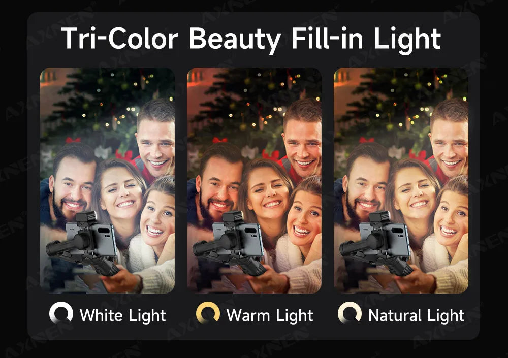 Handheld 3-Axis Gimbal Phone Holder Anti Shake Video Record with Selfie Tripod Stabilizer for Xiaomi iPhone Cellphone Smartphone.