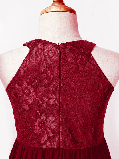 Iiniim Teen Mädchen Ärmellose Pailletten Floral Spitze Glänzenden Kleid Vestido de festa für Hochzeit Formale Geburtstag Party Sommer Kleider