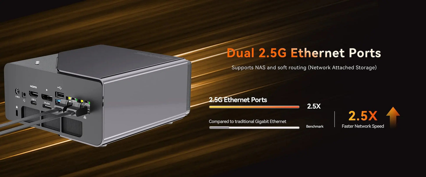 GMKtec K12 Mini PC AMD Ryzen7 H 255 (Upgraded 8745HS) Oculink DDR5 NO RAM NO ROM Desktop Computer Window 11 Pro Gaming PC WIFI6E