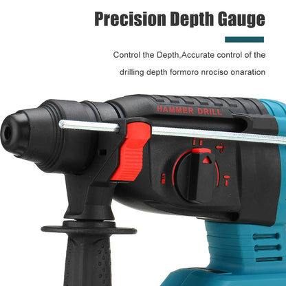 Drillpro Elektrowerkzeug-Set, 800 N.M, elektrischer Schraubenschlüssel, Bohrhammer, 13 mm Bohrmaschine, 125 mm Winkelschleifer für 18 V