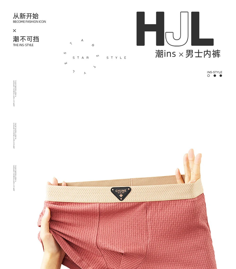 3 Teile/paket 100% Baumwolle Solide Stricken Gestreiften männer Höschen Super Weiche Hygroskopischen Atmungsaktive Boxer Hohe Elastische Taille Mann Unterwäsche