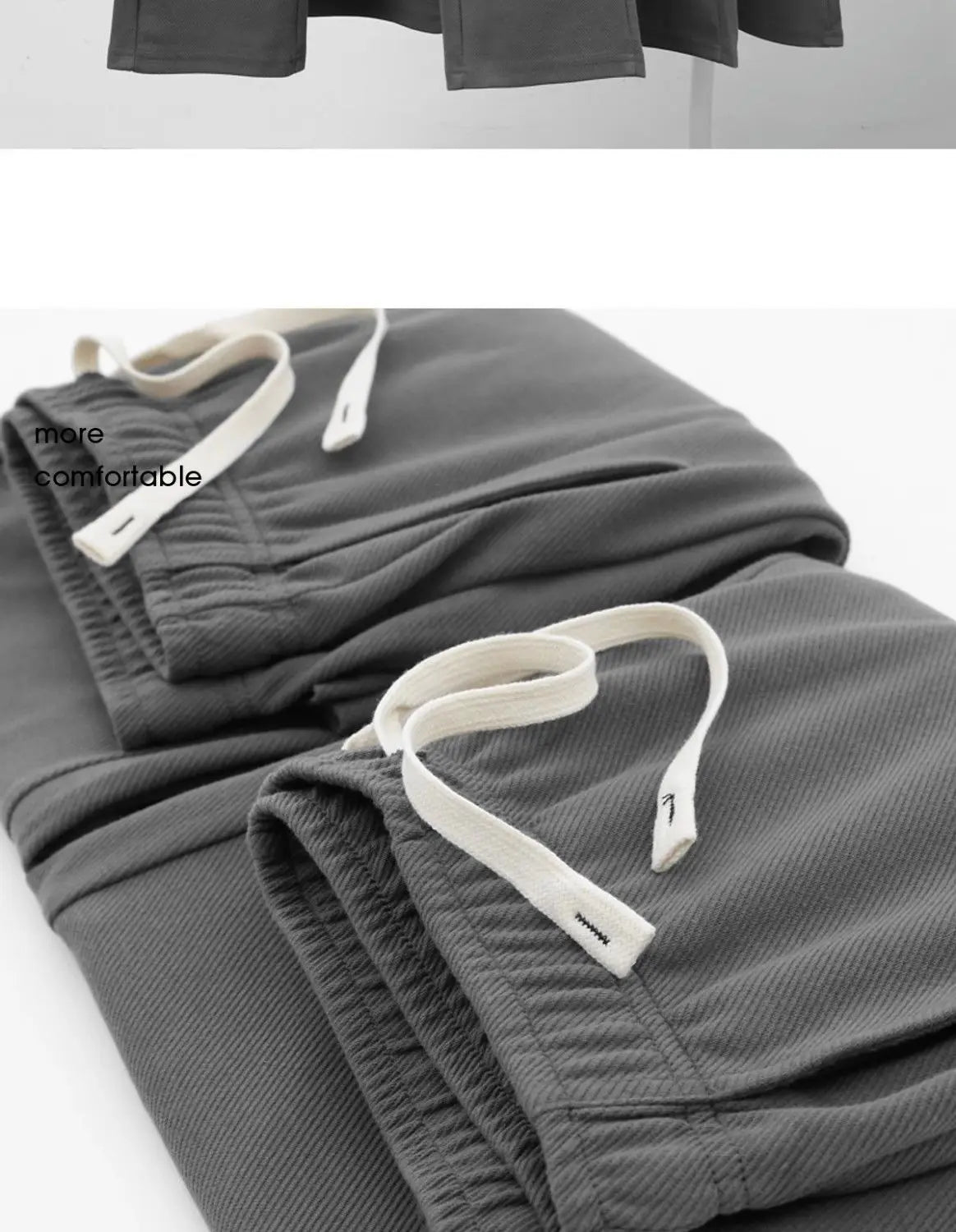 Männer Lose Gerade Hosen Diagonal Streifen Elastische Taille Alle-spiel Knöchel Länge Hosen Frühling Herbst Casual Outdoor Jogginghose.