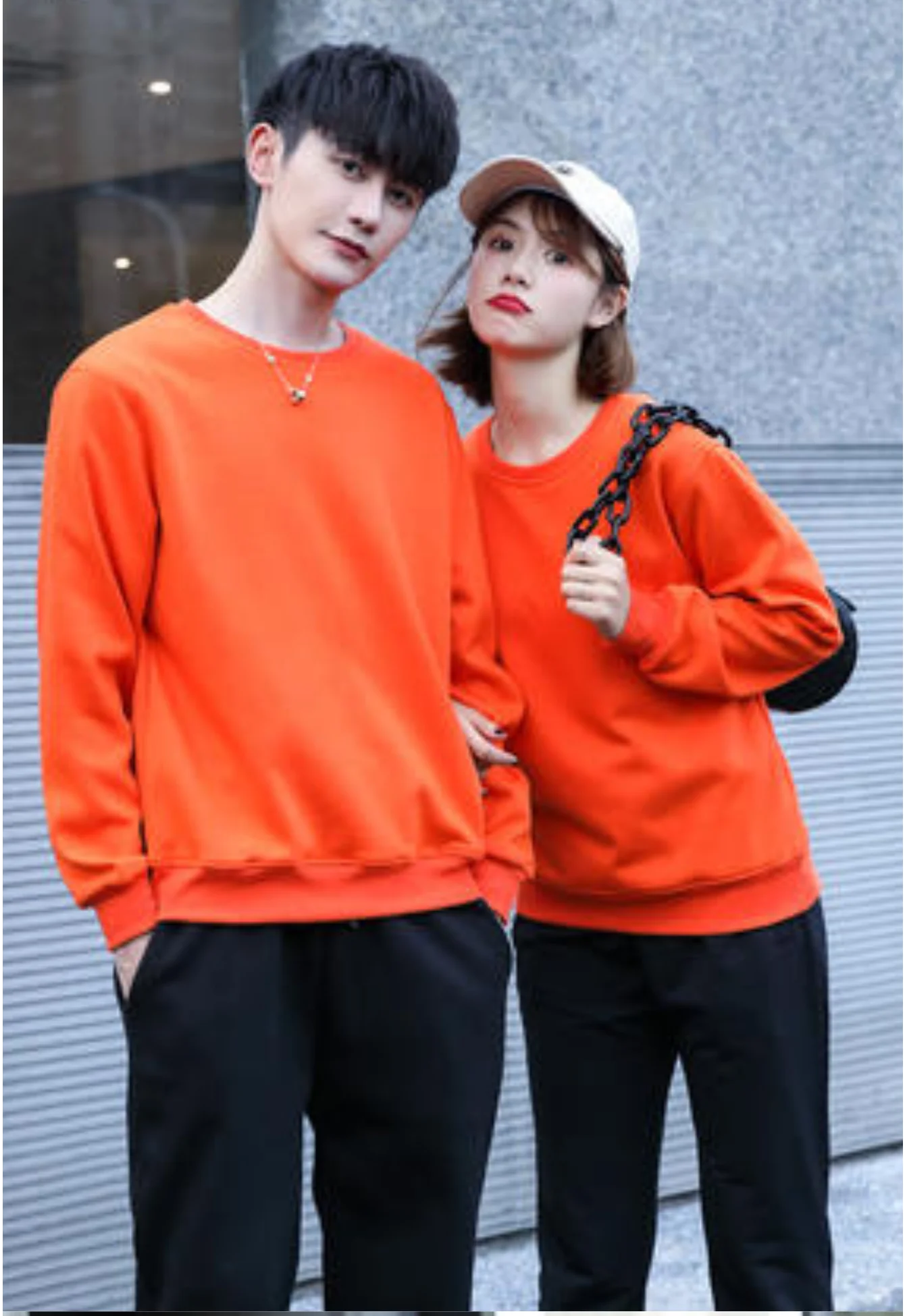 Men's Casual Pullover Custom Printed Embroidery Company Logo Clothing Fashion Winter Warm Sweater Solid Color Sweatshirt 4xl.