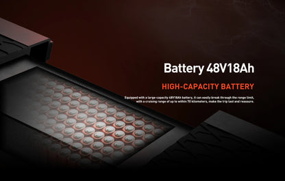 JOYOR T6 Adult Electric Scooter 600W Motor 48V18AH Battery E-Mountain Escooter 10" Off-Road Tire Foldable E-Scooter.