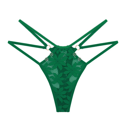 1pcs 2025 New Style Sexy Lace Women G-string Low Rise Elegant Female Underwear Comfortable Solid Lady Thongs Erotic Sexy Panties.