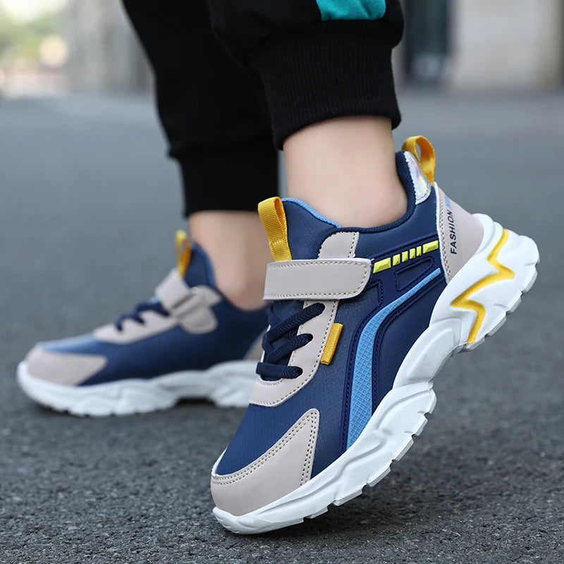 Kids Casual Boys Shoes Soft Sole Kids Shoes Non-slip Sneakers Shoes Outdoor Student's Children Pink Girls Sport Walking Footwear.