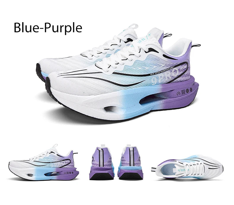 Cushioning Running Shoes 9PRO for Men Carbon Board Sneakers Outdoor Training Sports Lightweight Breathable Shoes Women's 2025