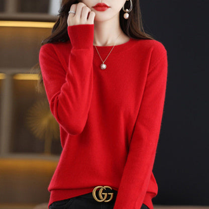 Frauen Pullover Oansatz Herbst Winter Grundlegende Pullover Warme Casual Pulls Jumper Koreanische Lange ärmeln Solide Strickwaren Bodenbildung Shirt.