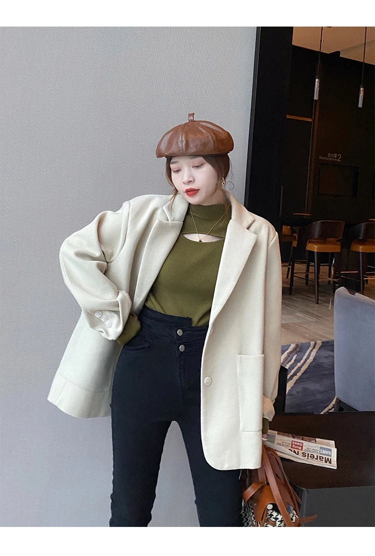 Herbst Winter Gestricktes Hemd Frauen Pullover Stricken Pullover Tops Mode Weibliche Lange Hülse Dünne Elastische Dünne Pullover Shirts.