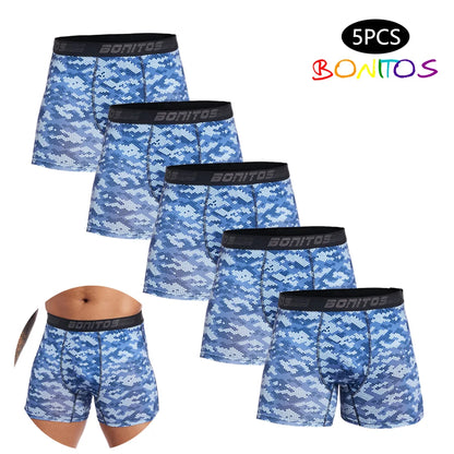 5 stücke boxer männer Höschen Atmungsaktive boxershorts Männer Unterwäsche Polyester unterhosen für mann Hohe Qualität Männliche Badehose