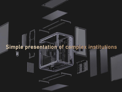 JONSBO BO400 ATX Desktop Case Aluminum Side View Sea View Room Chassis Supports 360 Water-cooled 10 Fan Positions