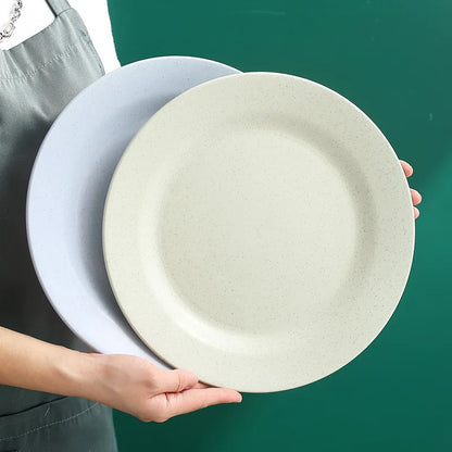 1/4/10PCS Blue Green Nordic Polypropylene Plates Dinnerware Tableware Eco Friendly Lightweight Kitchen Dishes Safe Dinner Plates.