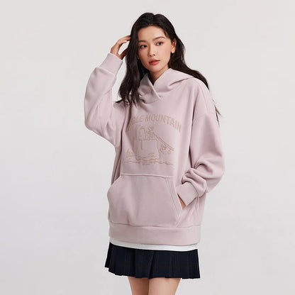 Semir Sweater Women Mid-Length Patterned 2024 New Oversize Warm Versatile Soft Winter Clothing.