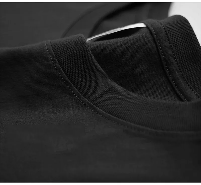 Basic Oversized Boxy Crew Neck T-shirt Mens Heavyweight 240GSM 100% Cotton Half Sleeve T-Shirts Summer Loose Sports Clothing.