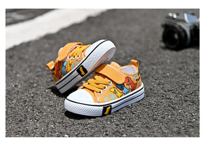 Children Canvas Shoes Boys and Girls Shoes Baby Casual Low Top Shoes Fashion Spring Autumn Breathable Single Shoes zapatos niña.