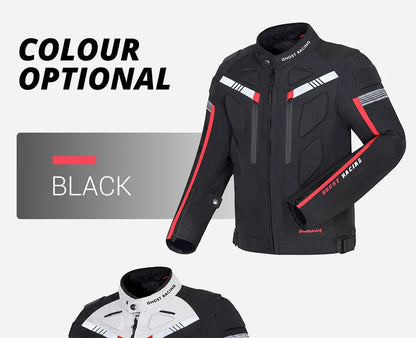 Waterproof Motorcycle Jacket Pant Suit Cold-proof Motorbike Jacket Men Motocross Riding Clothing CE Protective Gear Size M-5XL.