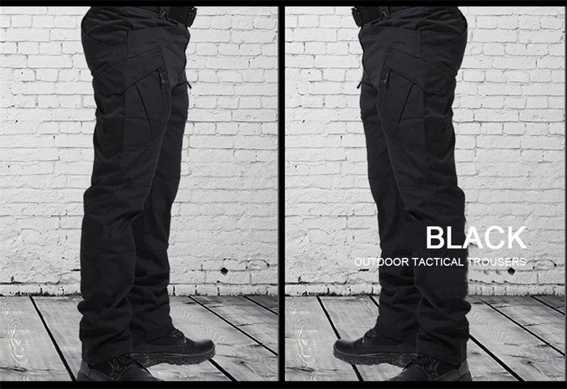 Tactical Cargo Pants Men Outdoor Waterproof SWAT Combat Military Camouflage Trousers Casual Multi Pocket Male Work Joggers.