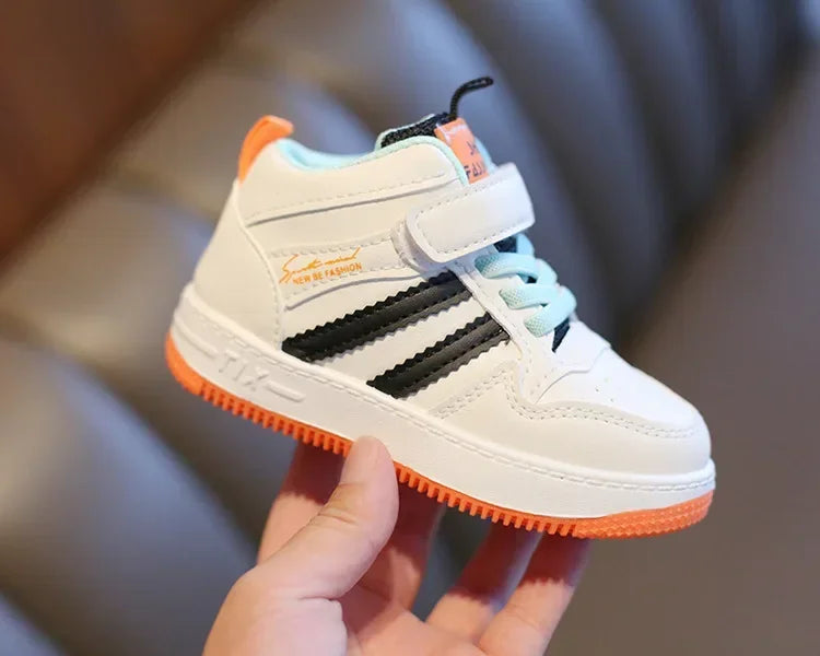 Size 21-32 Children Anti-slip Wear-resistant Casual Shoes Girls Boys Kids Soft Sole Toddler Shoes Baby Breathable Sport Sneakers.