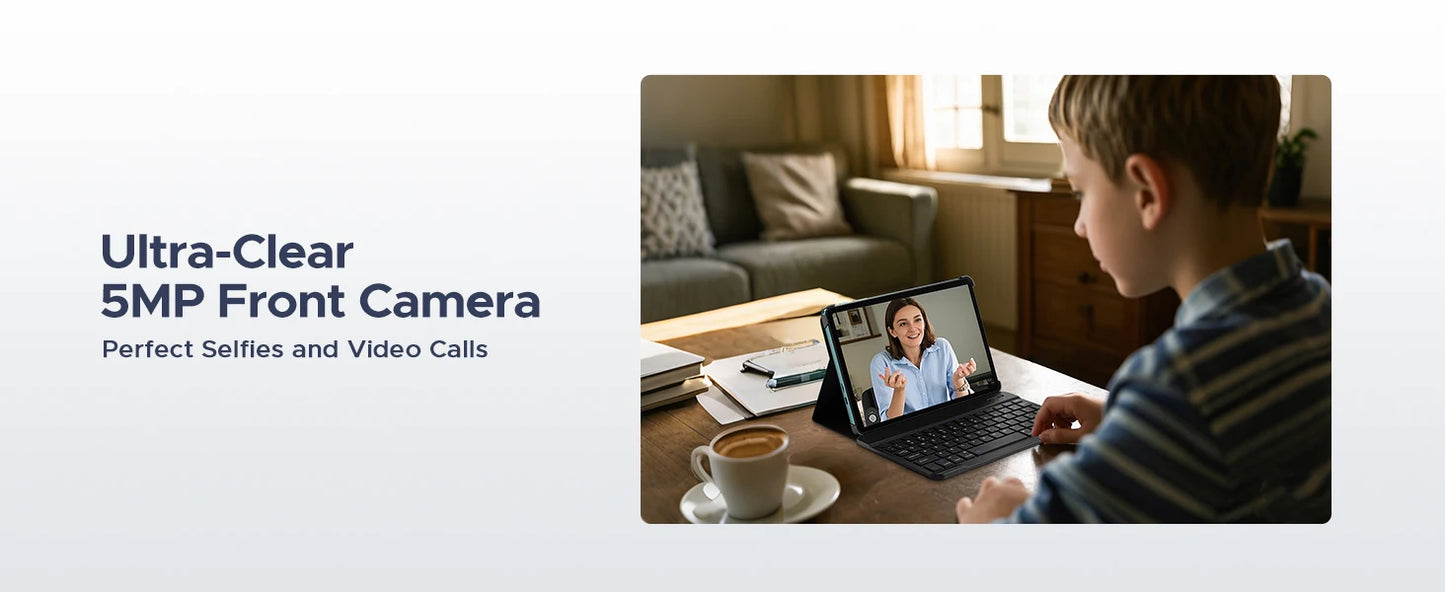 DOOGEE Tab A9 Pro Tablet 10.1" HD Display Android 15 20GB(4+16) 128GB 6580mAh Large Battery Dual Speakers Pad PC 2 In 1 Tablet