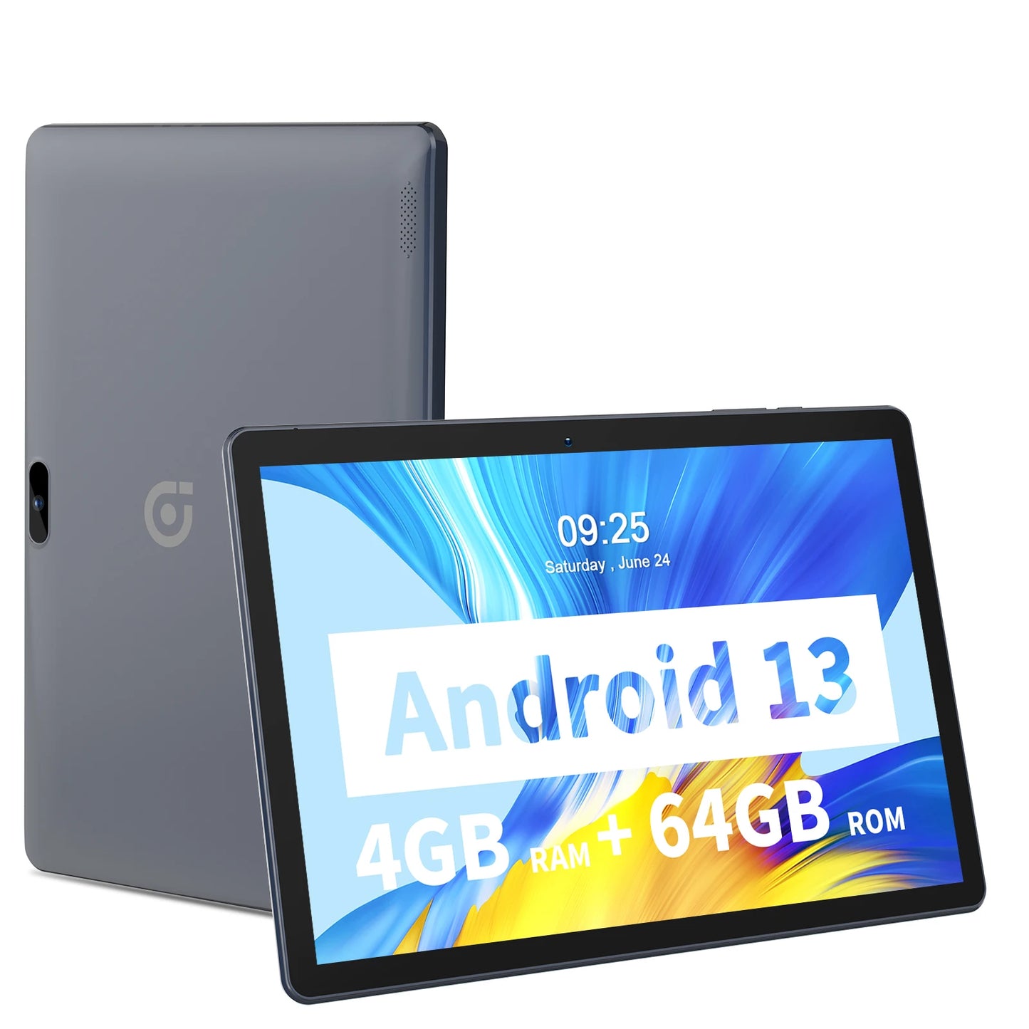 PRITOM M10 10.1 Inch Android Tablet PC 64GB ROM Quad-core HD IPS Screen WiFi GPS.