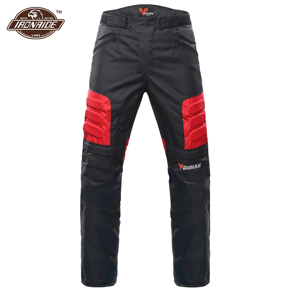 DUHAN Windproof Motocross Jacket Motorcycle Pants Men Motorcycle Jacket Wear-resistant Body Armor Moto Clothing For Winter.
