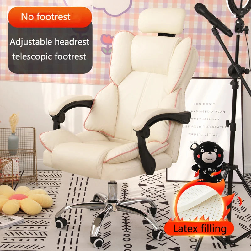 Neuer Gaming-Stuhl mit Fußstütze, zum Anheben des Spiels, hochwertiger ergonomischer Stuhl, Wohnmöbel, Büro-Computerstuhl, Gamer-Stuhl