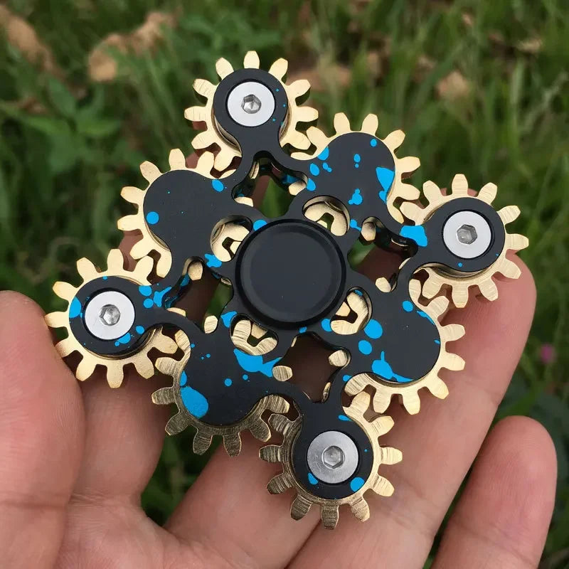 9 Gears Hand Spinner High Quality Metal Fidget Spinners R188 Smooth Bearing Adult Stress Relief Toy Anti Stress Fidget Toys.