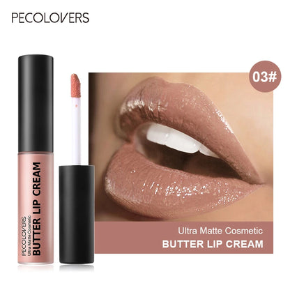 Long Lasting Butter Lip Gloss Lip Balm Liquid Lipstick Waterproof Lipstick Cosmetics Makeup Lipgloss for Women Girls.