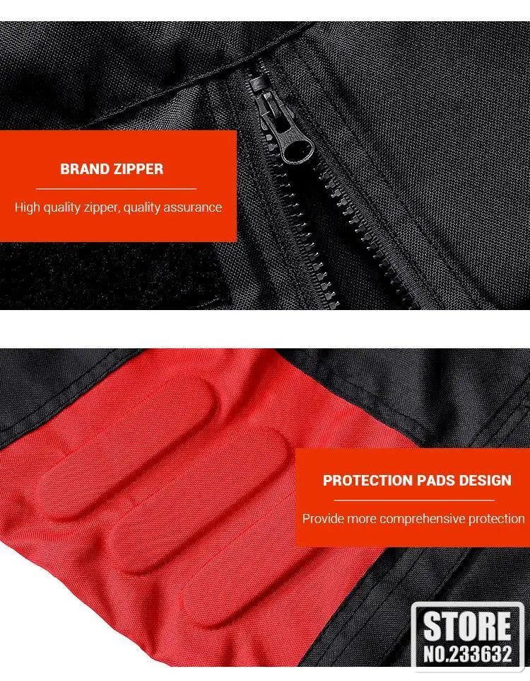 New Winter Motorcycle Jacket Warm Motorcycle Pants Wear-resistant Motorcycle Motocross Jacket Windproof Moto Protector.